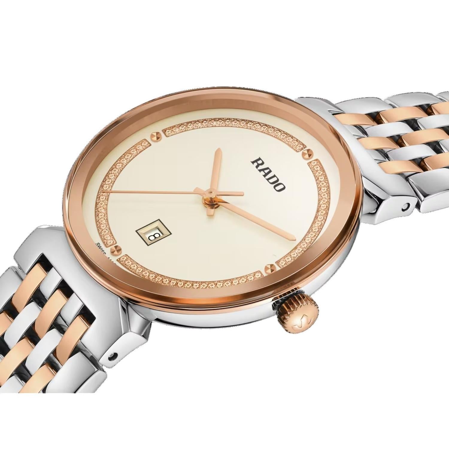 Rado Florence Women Quartz Champagne Dial Analog Stainless Steel Watch R48913403 - view 2