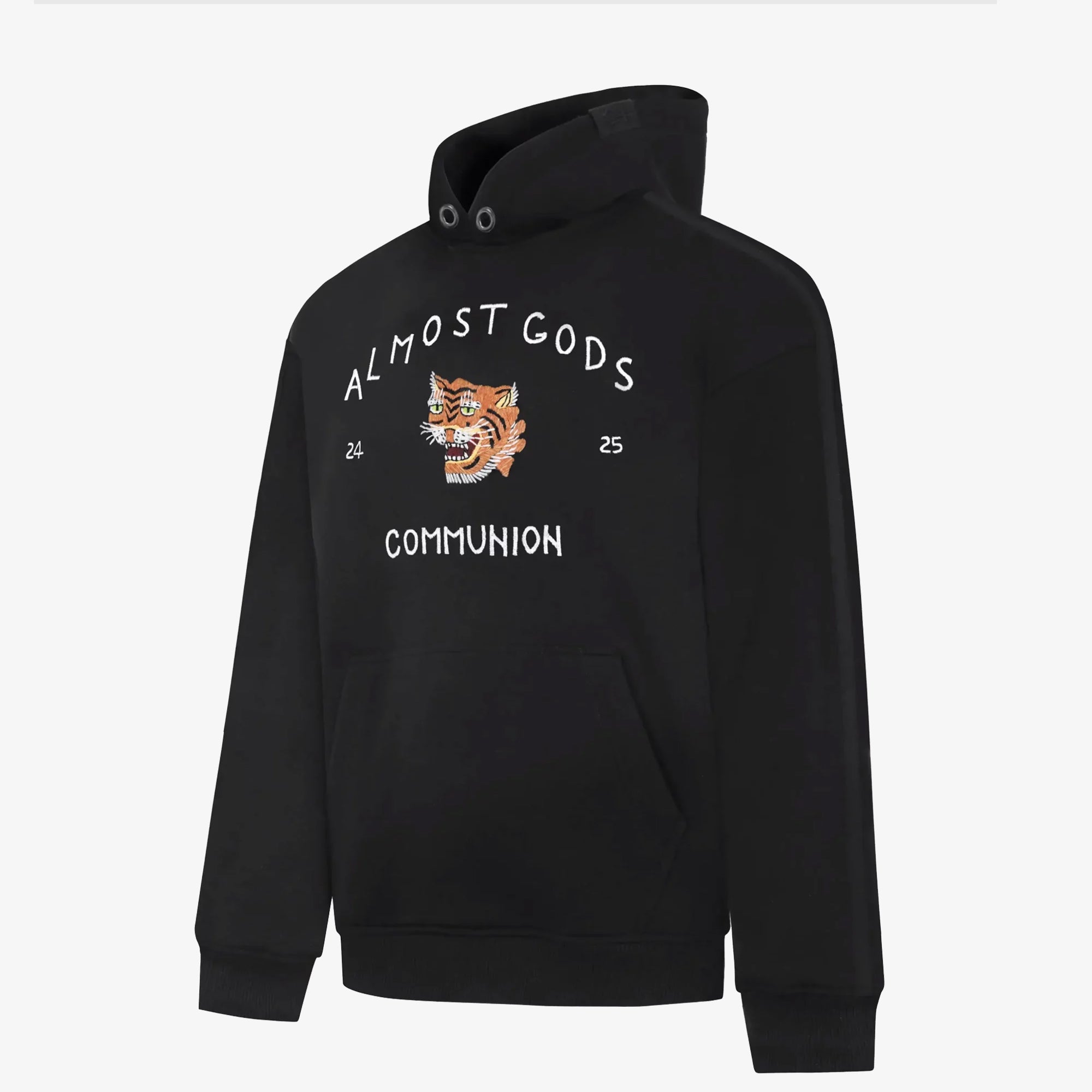 Almost Gods | Saigon Hand Embroidered Hoodie { Black - view 3