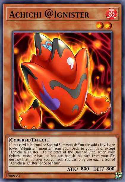 Yu-Gi-Oh! Achichi @Ignister - IGAS-EN004 - Secret Rare - Unlimited