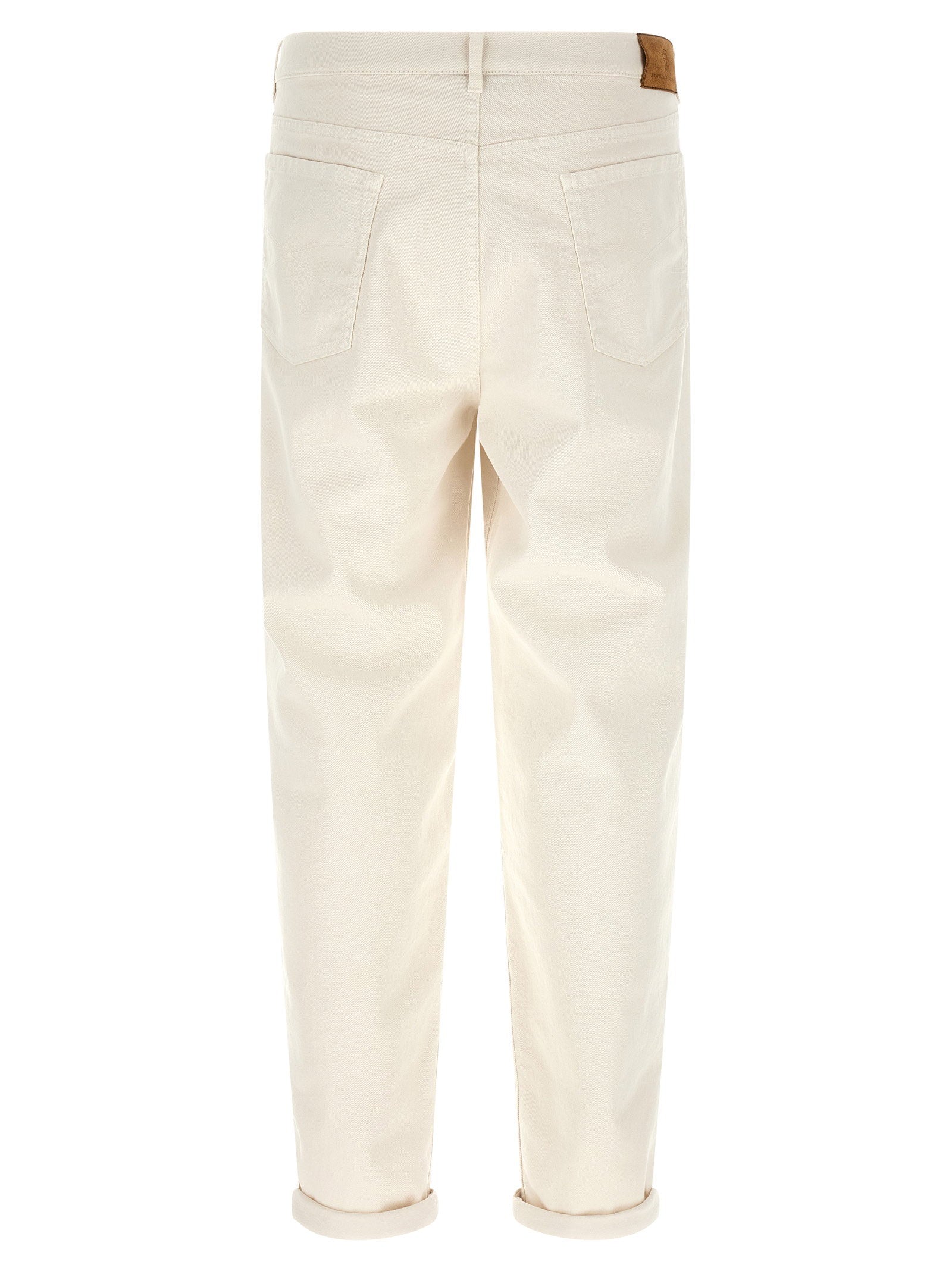 Brunello Cucinelli Garment-dyed Denim Jeans – 99% cotton, 1% elastane - view 2