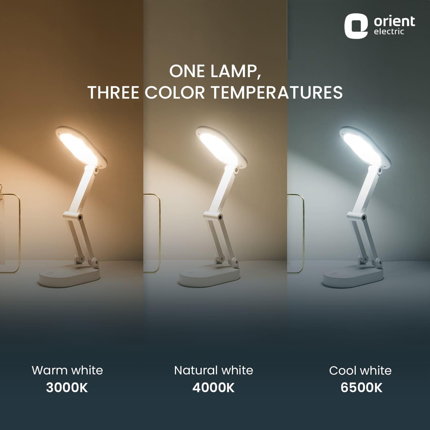 Orient Electric Wave Rechargeable LED Desk Lamp - view 6