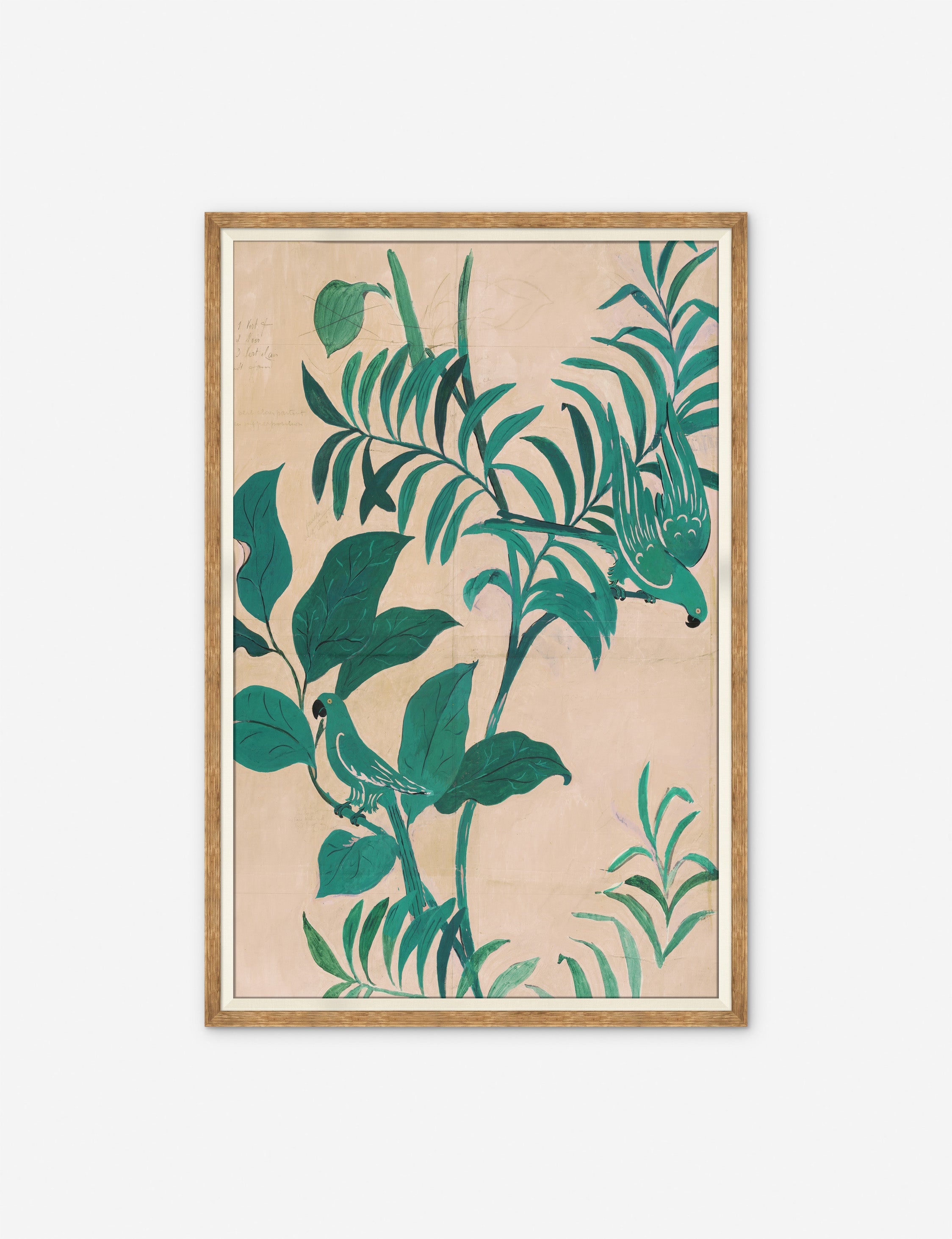Lulu and Georgia Birds Print by Paule Marrot