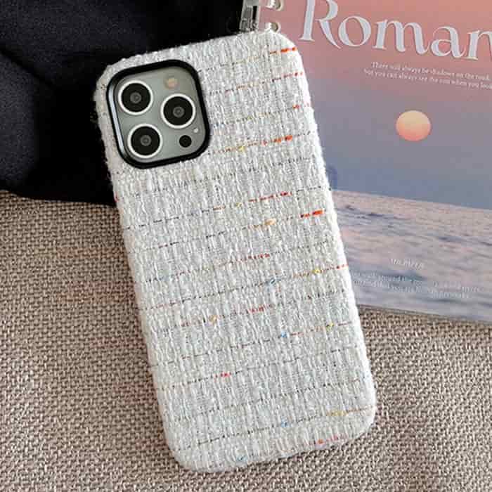 KShop iPhone 13 Pro Max Fabric Case - White - view 2