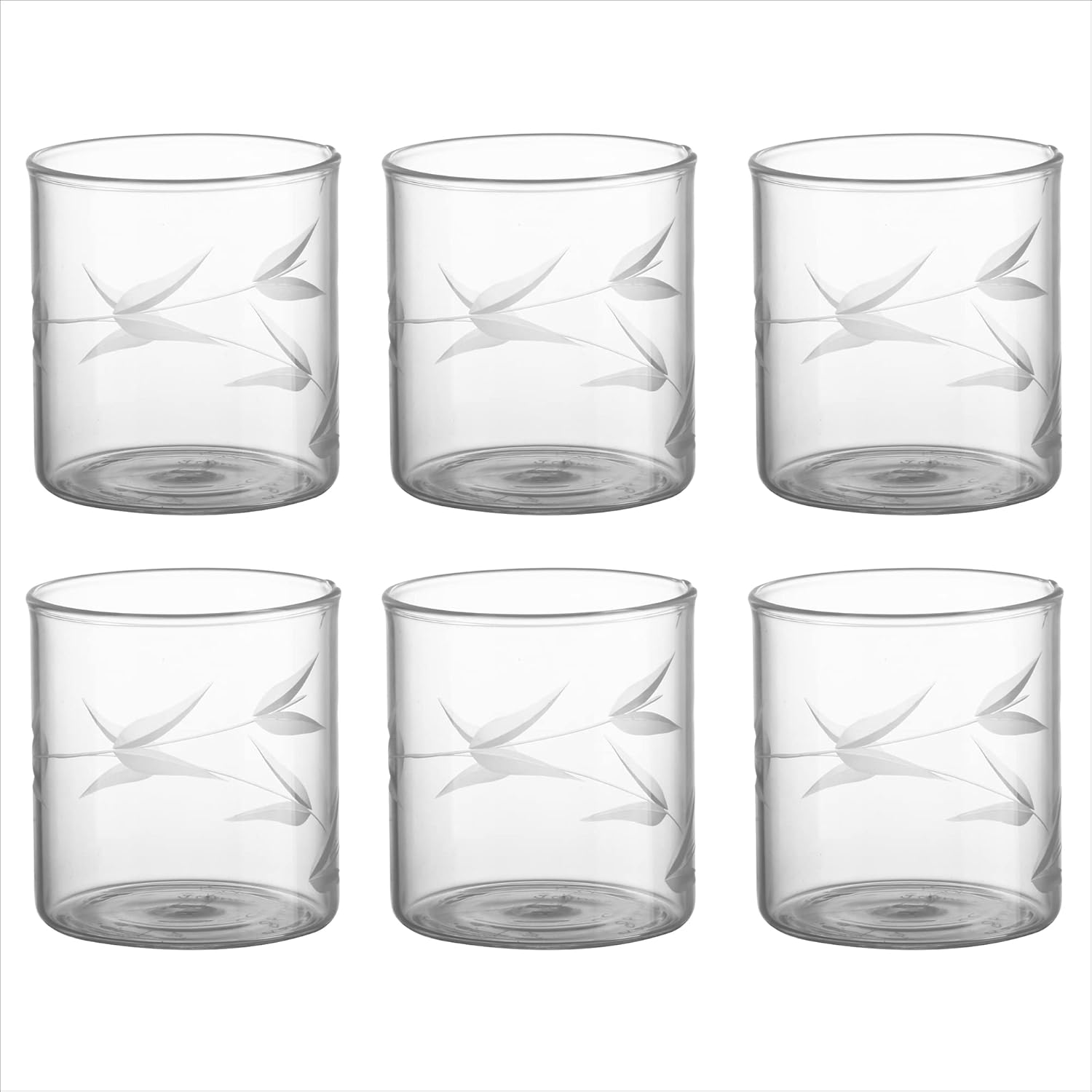Treo by Milton Vector On The Rocks 350 Glass Tumbler | Transparent | Set of 6 Pcs - view 2