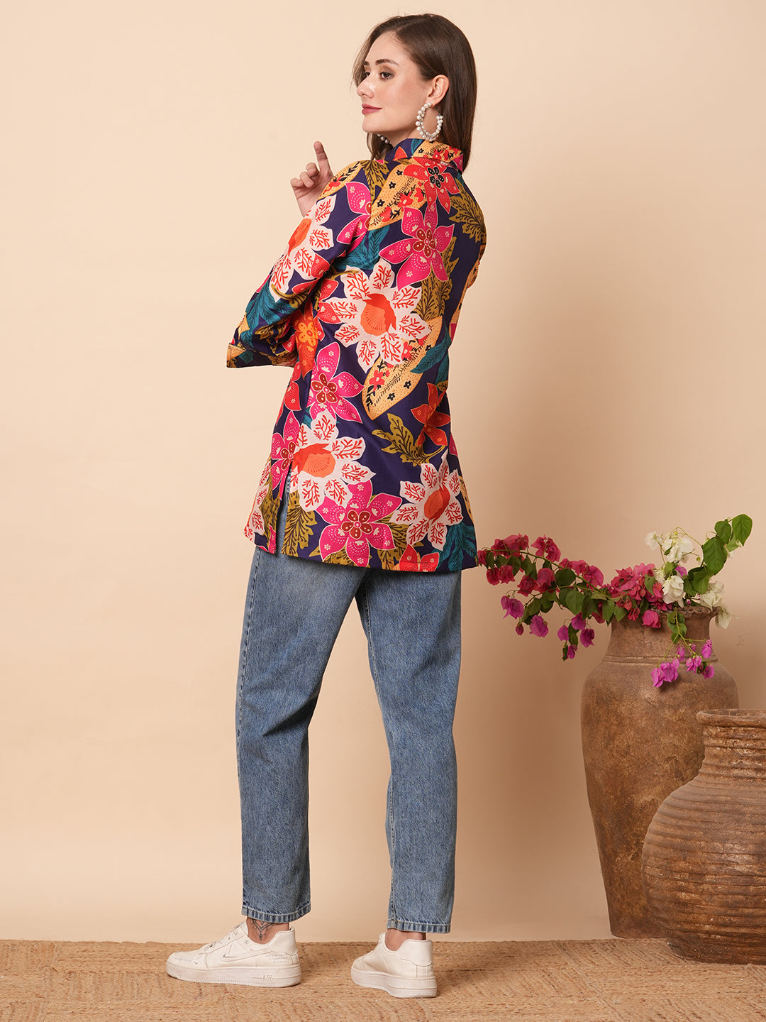 Fashor Floral Printed Buttoned Shirt - Multi – Women's - view 6