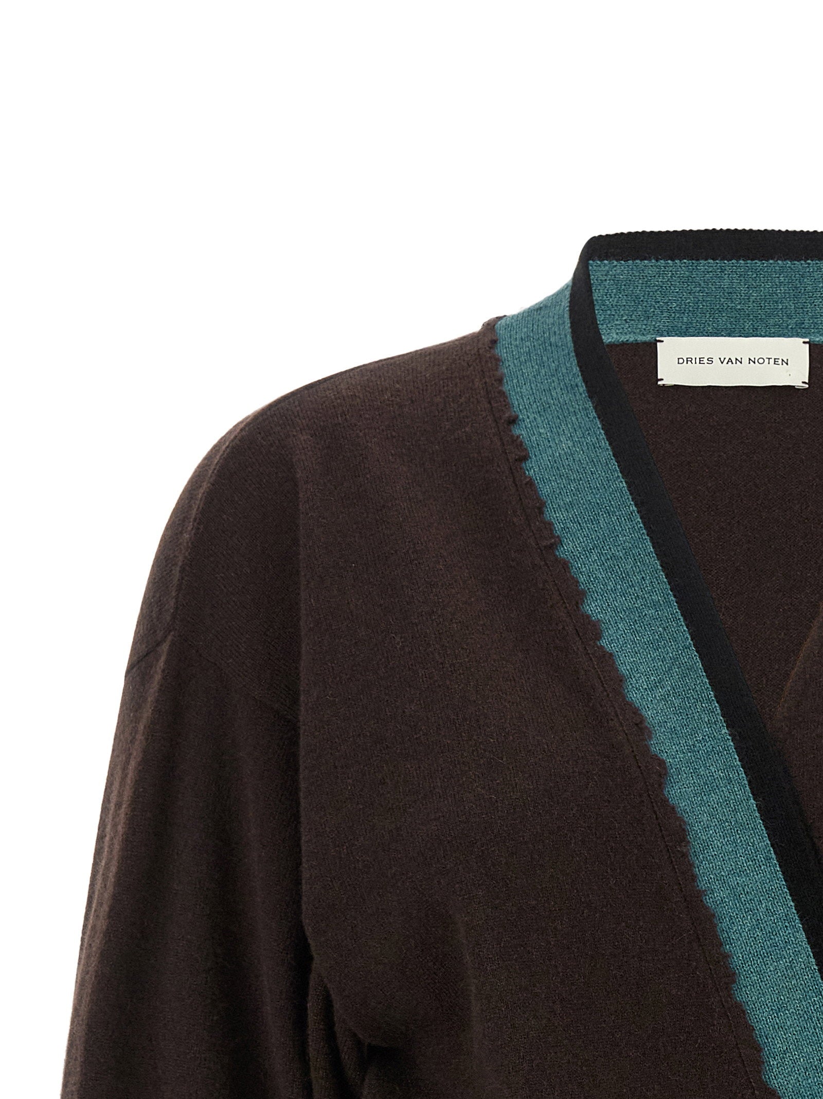 Dries Van Noten Toma Sweater With Crossed Closure - view 3