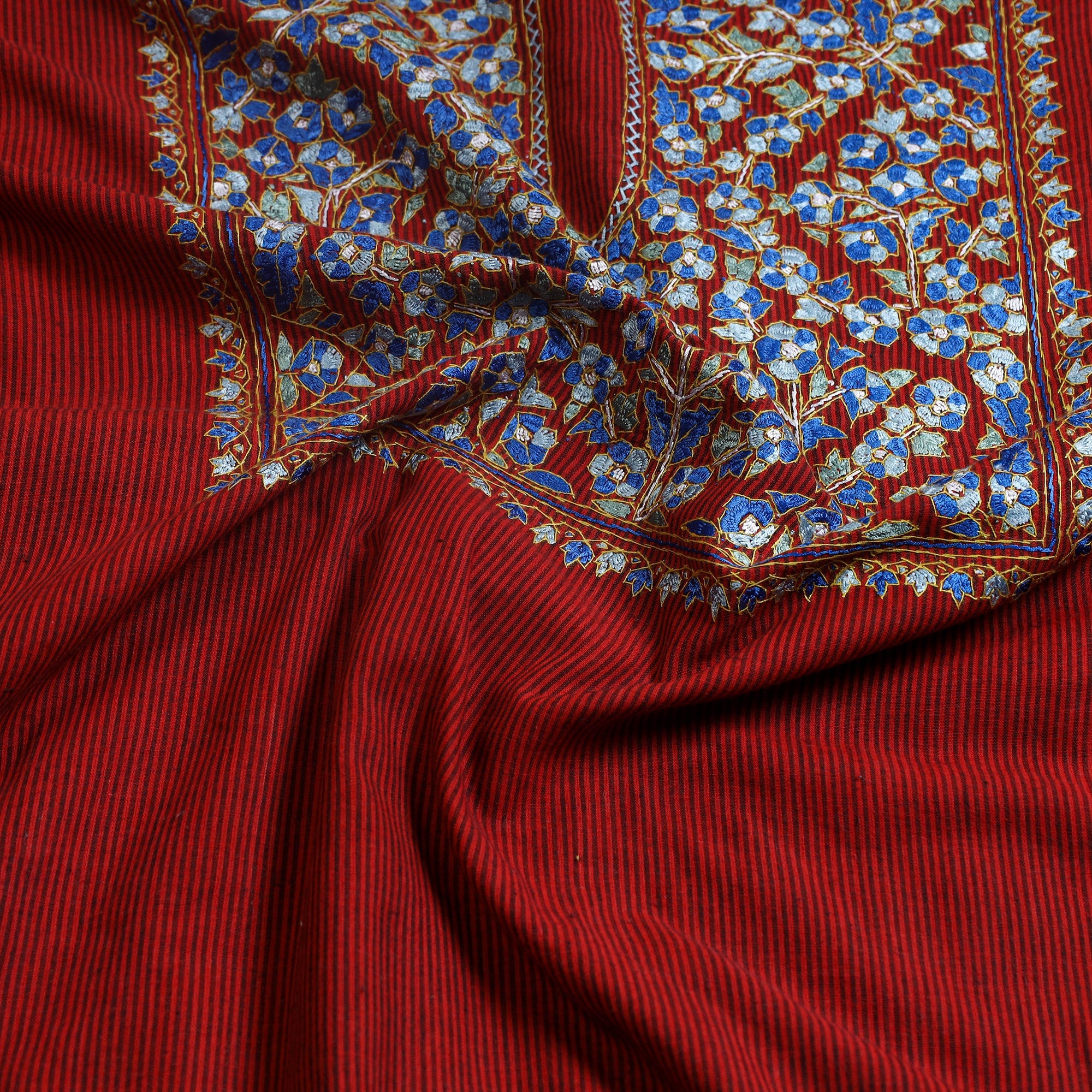 ITOKRI CRAFTS INITIATIVE 2pc Kashida Hand Embroidery Cotton Dress Material 41 - view 2