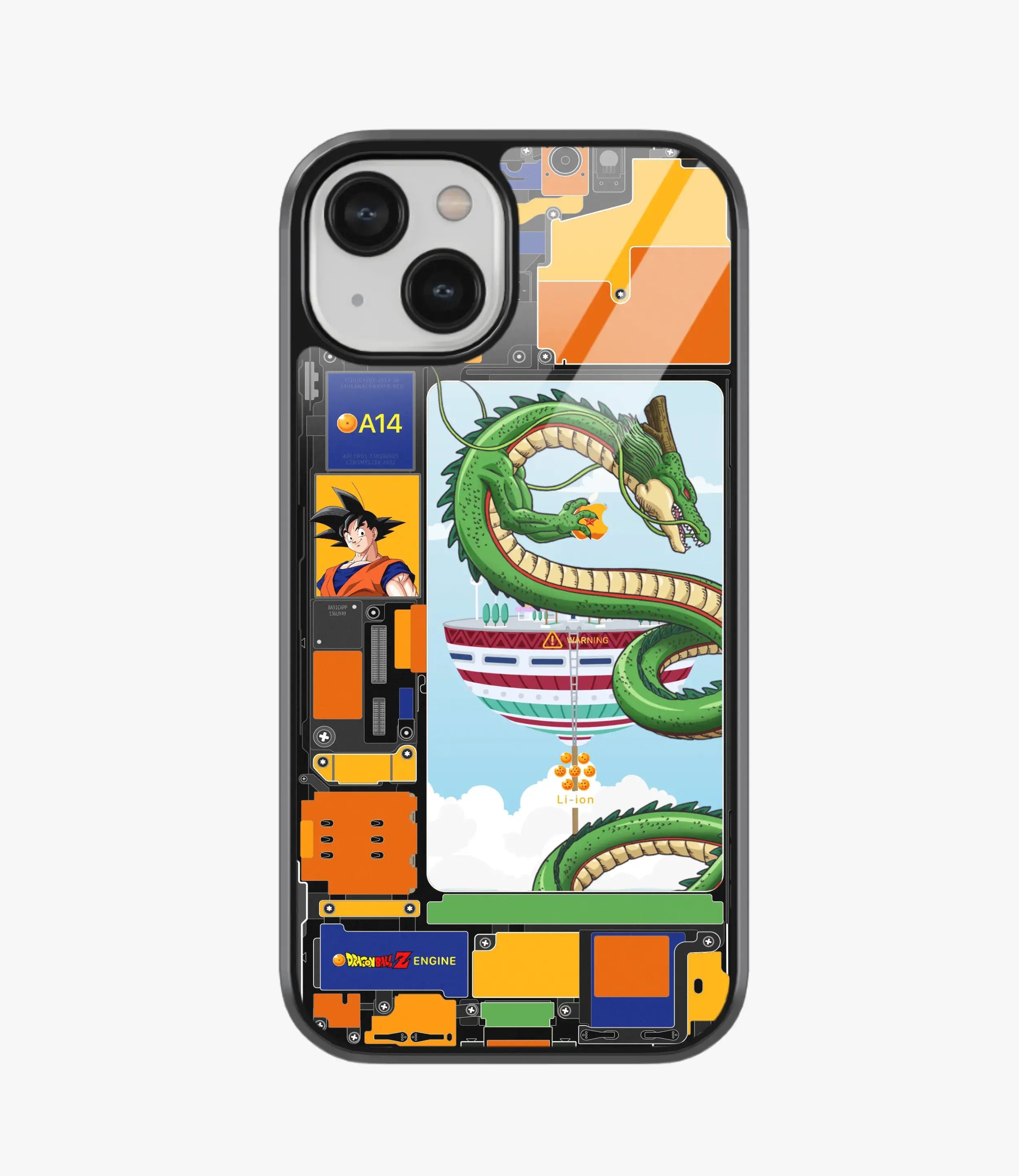 The Case Company Goku Iphone Circuit Glass Case