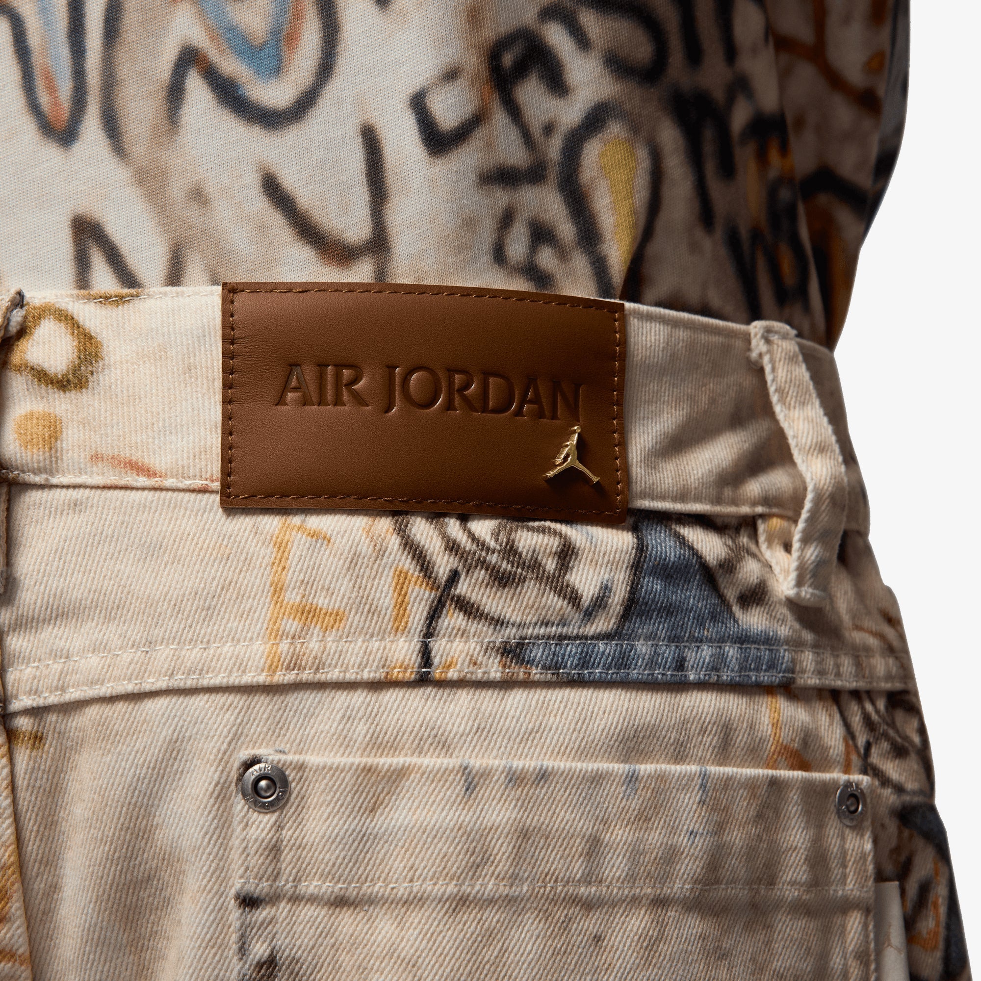 Jordan | Air Jordan Printed Shorts { White - view 5