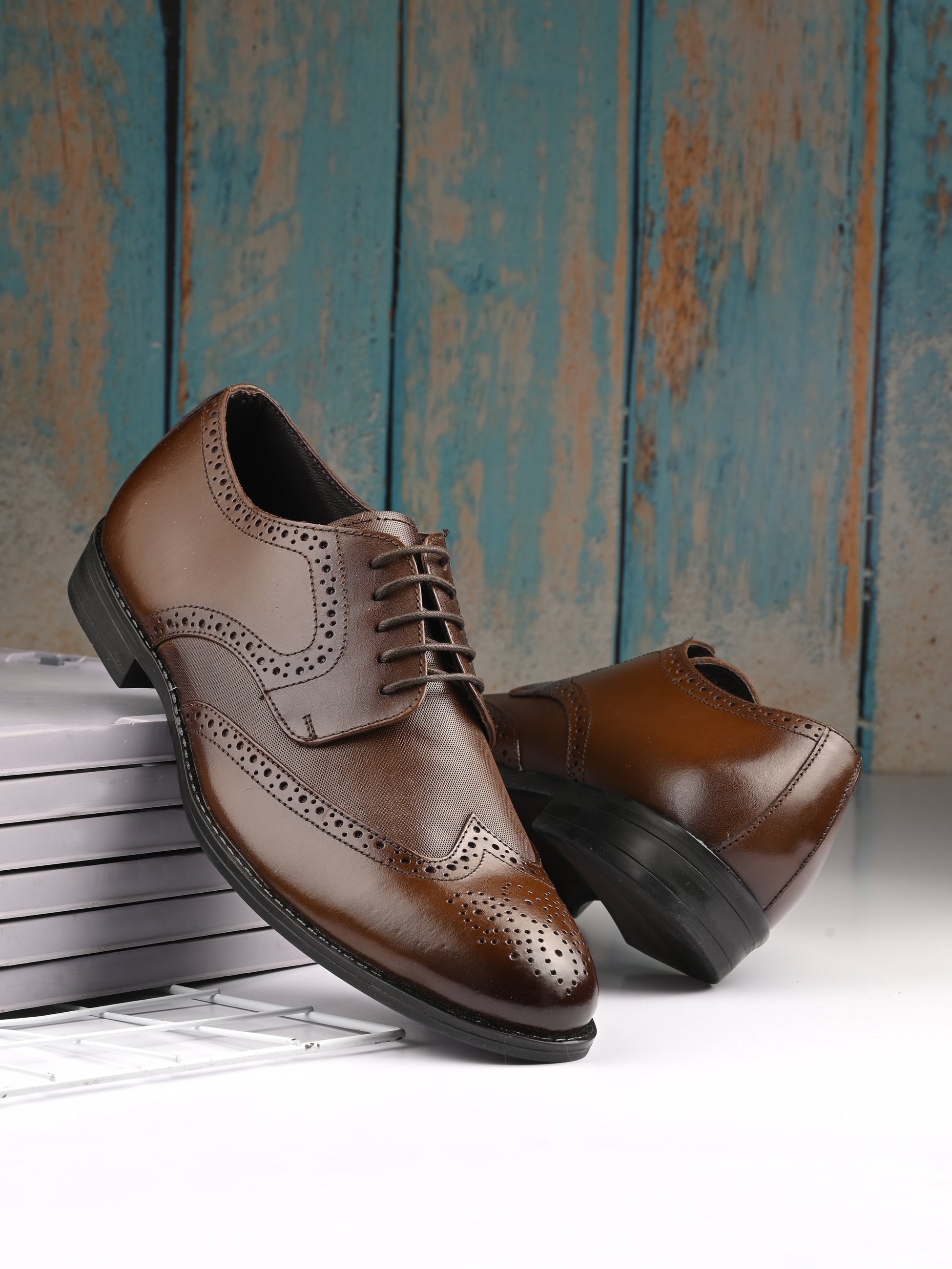 Egoss Shoes Egoss Formal Lace-Up Brogue Shoes For Men - view 2