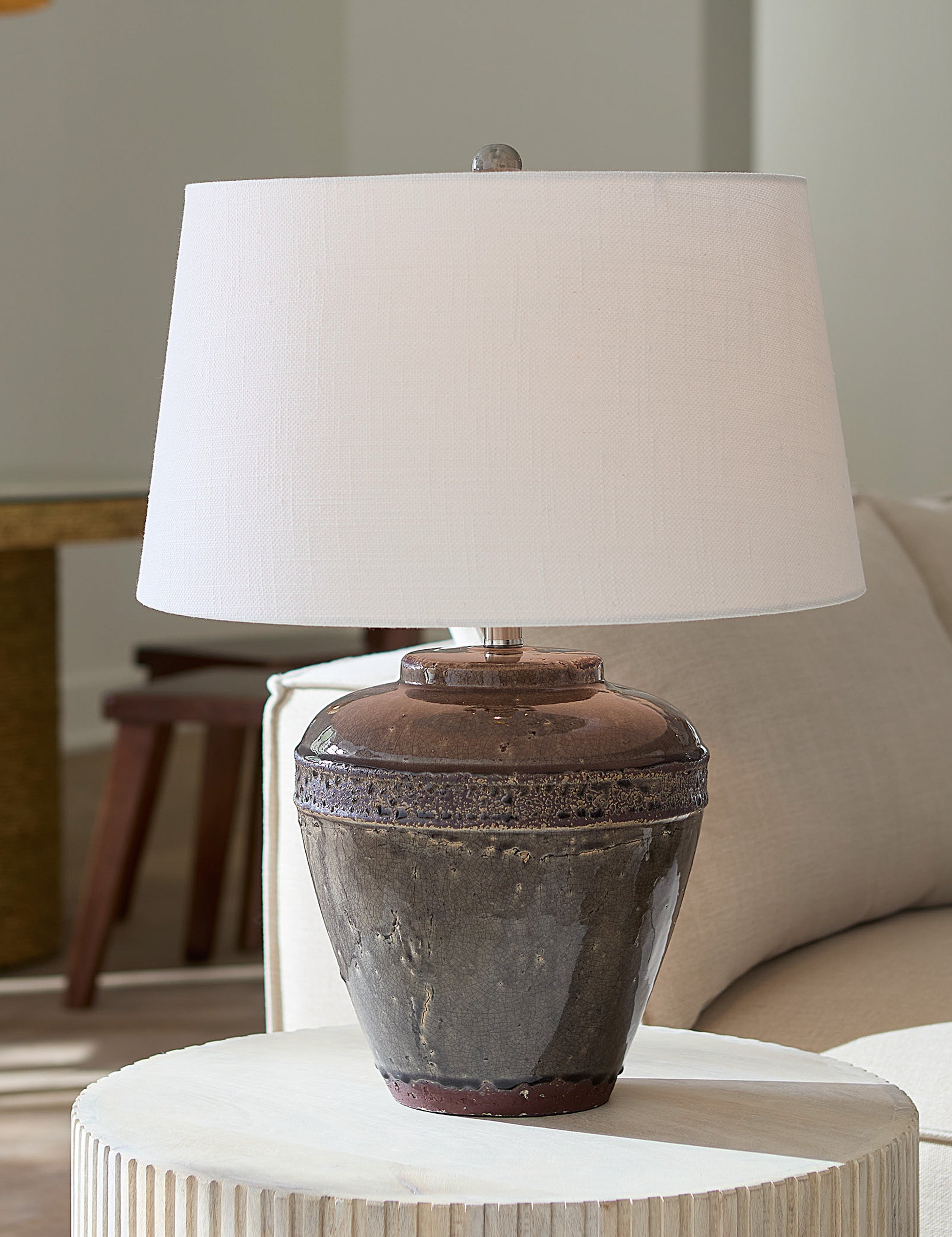 Lulu and Georgia Samora Table Lamp – Gray - view 2