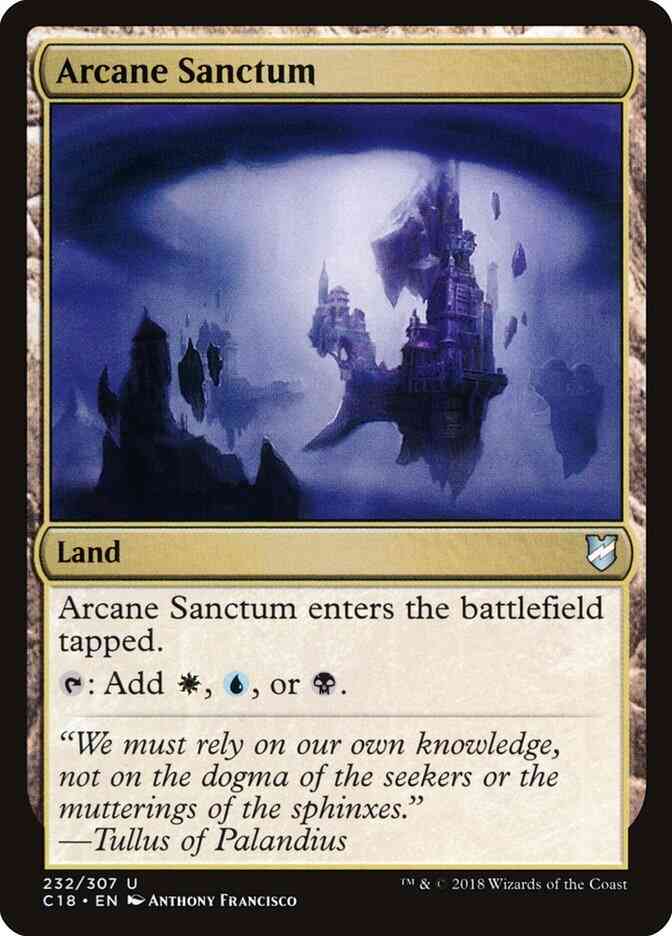 Arcane sanctum 232 – Magic Arcane Sanctum [232] [Commander 2018] [Non-Foil]