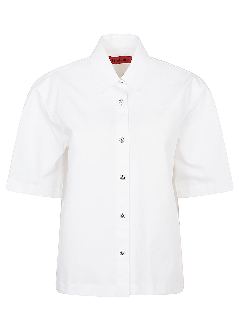THE LATEST Thelatest Ben cotton shirt – Cotton 97% Elastane 3%