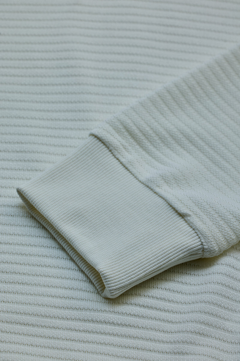 SNITCH White Textured Sweatshirt - view 7
