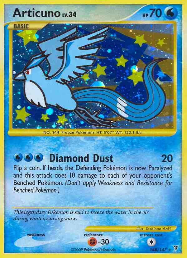 Rare holo pl3-148 – Pokémon Articuno - 148/147 - Rare Holo [pl3-148] [Holo]