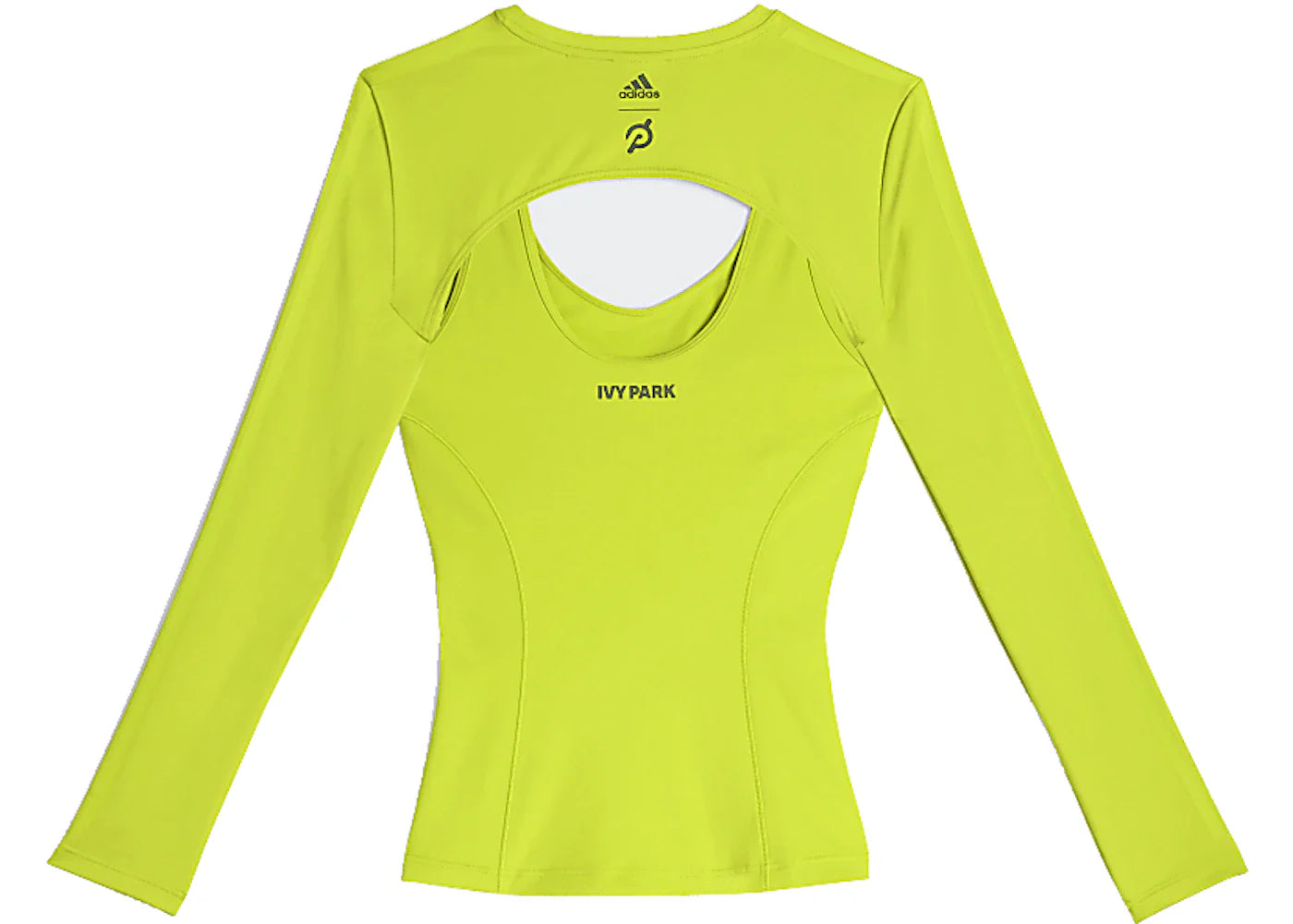 adidas Ivy Park x Peloton Shrug Tank Top Set Shock Lime/Focus Olive - view 2