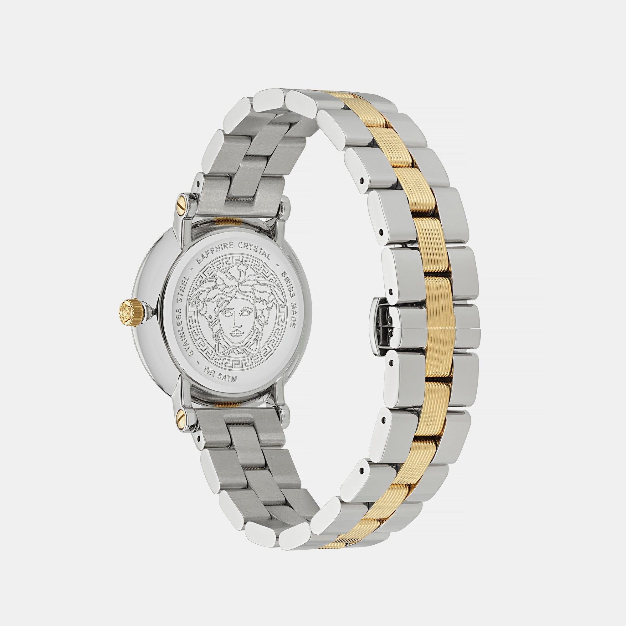 Versace Greca Flourish Women Quartz Green Dial Analog Stainless Steel Watch VE7F00523 - view 6