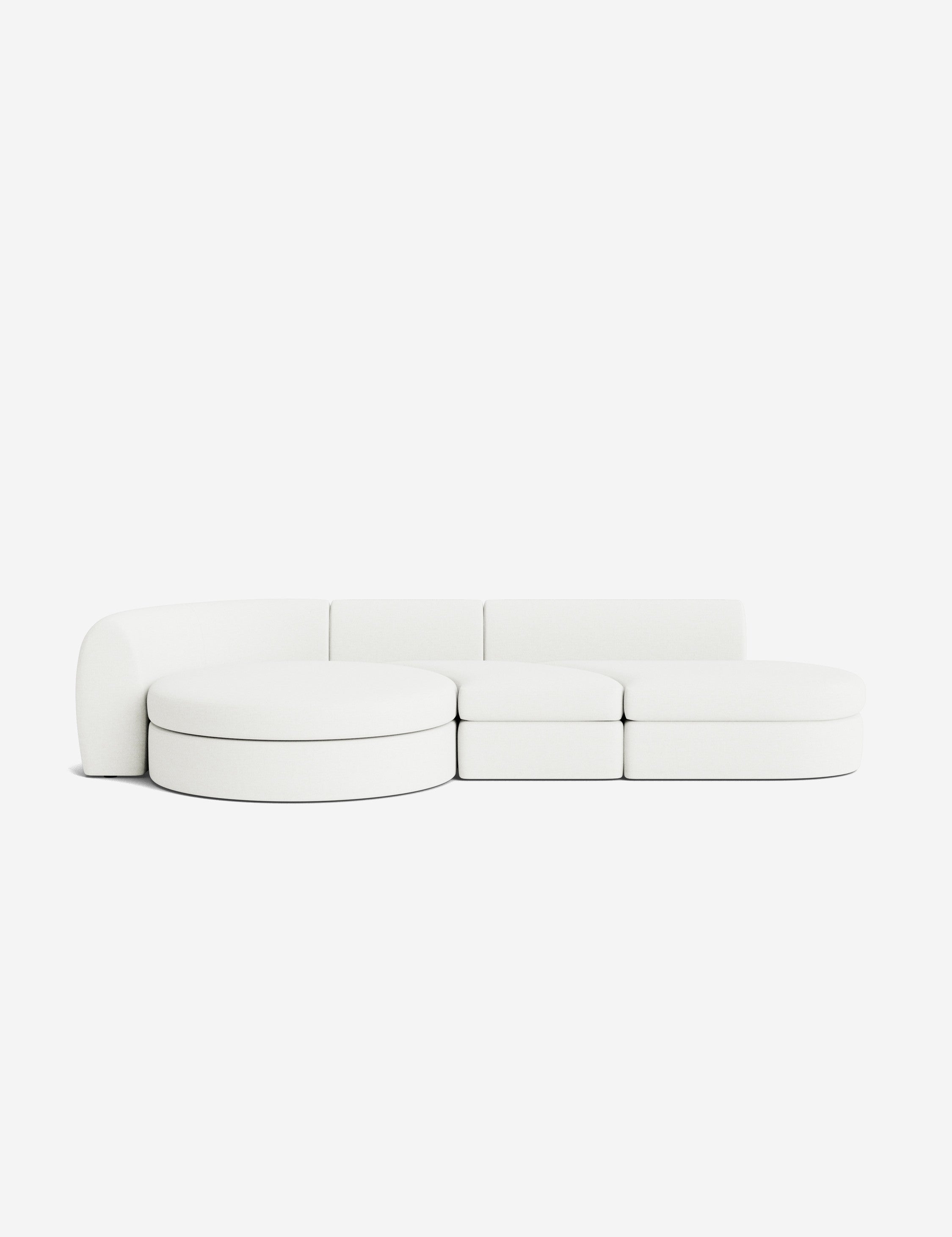 Lulu and Georgia Buckley Modular Chaise Sectional Sofa - view 114