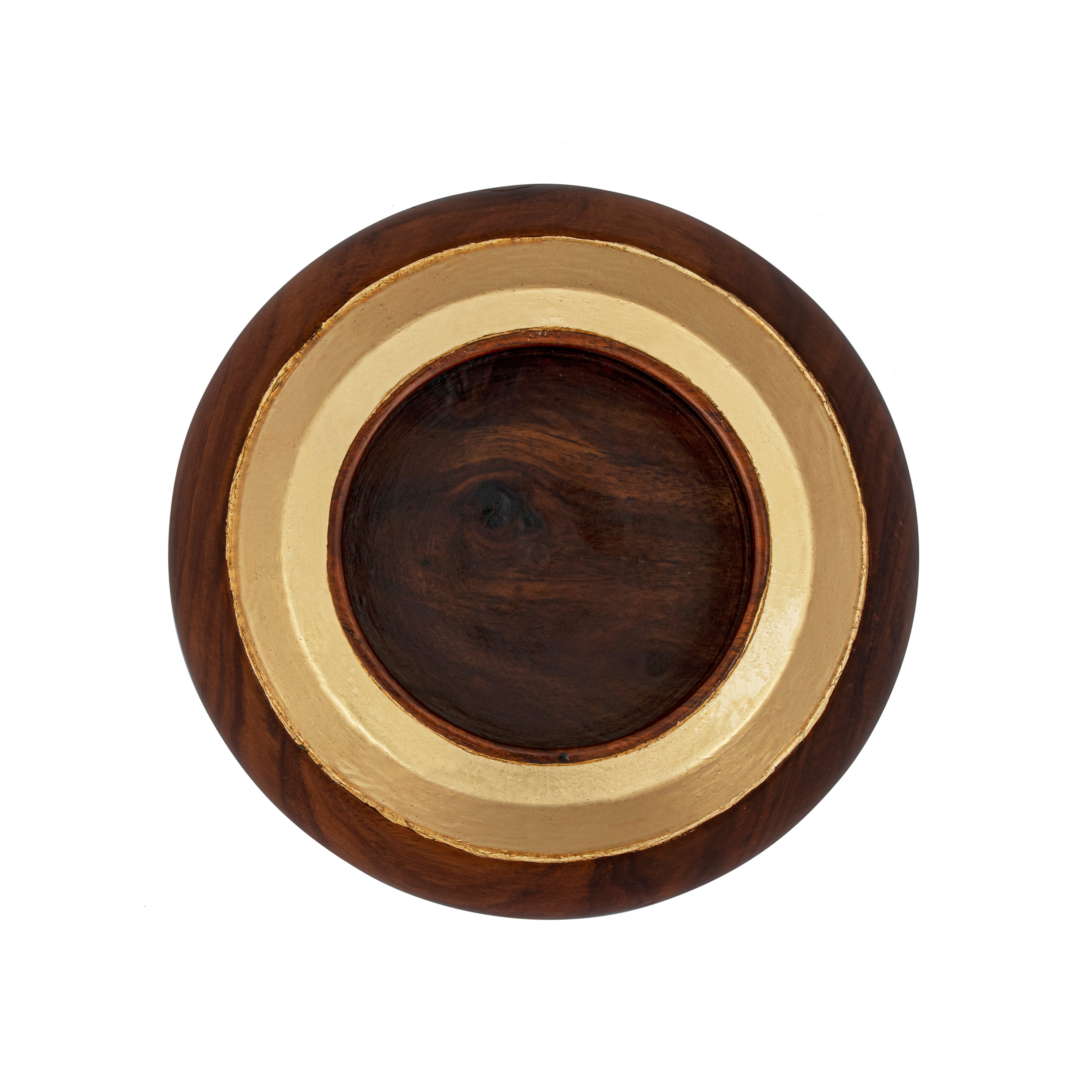 STUDIO TRATAKA Brown - Rosewoodgold Bowl - Large - view 2