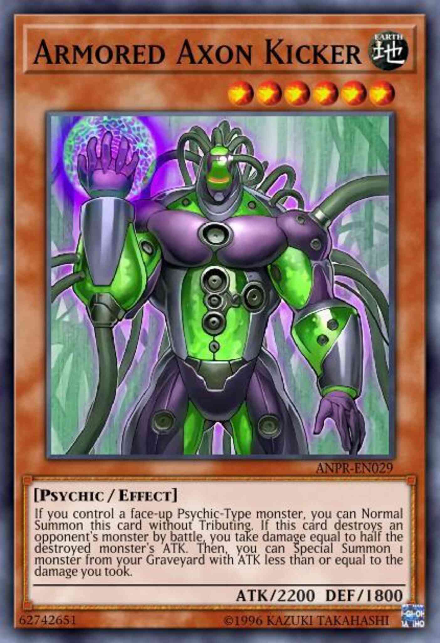 Yu-Gi-Oh! Armored Axon Kicker - ANPR-EN029 - Common - Unlimited