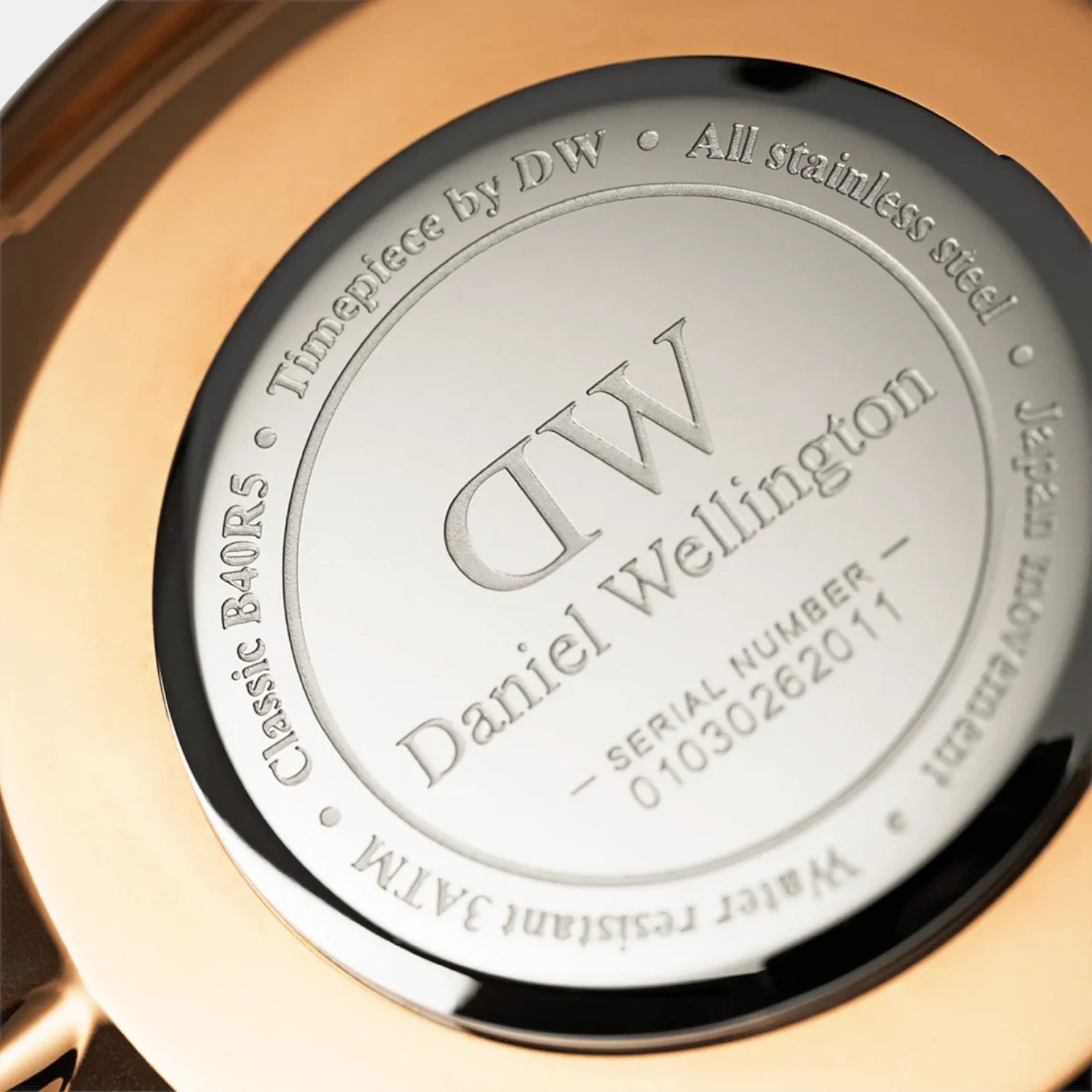 Daniel Wellington Classic Unisex Quartz Black Dial Analog Leather Watch DW00100139K - view 2