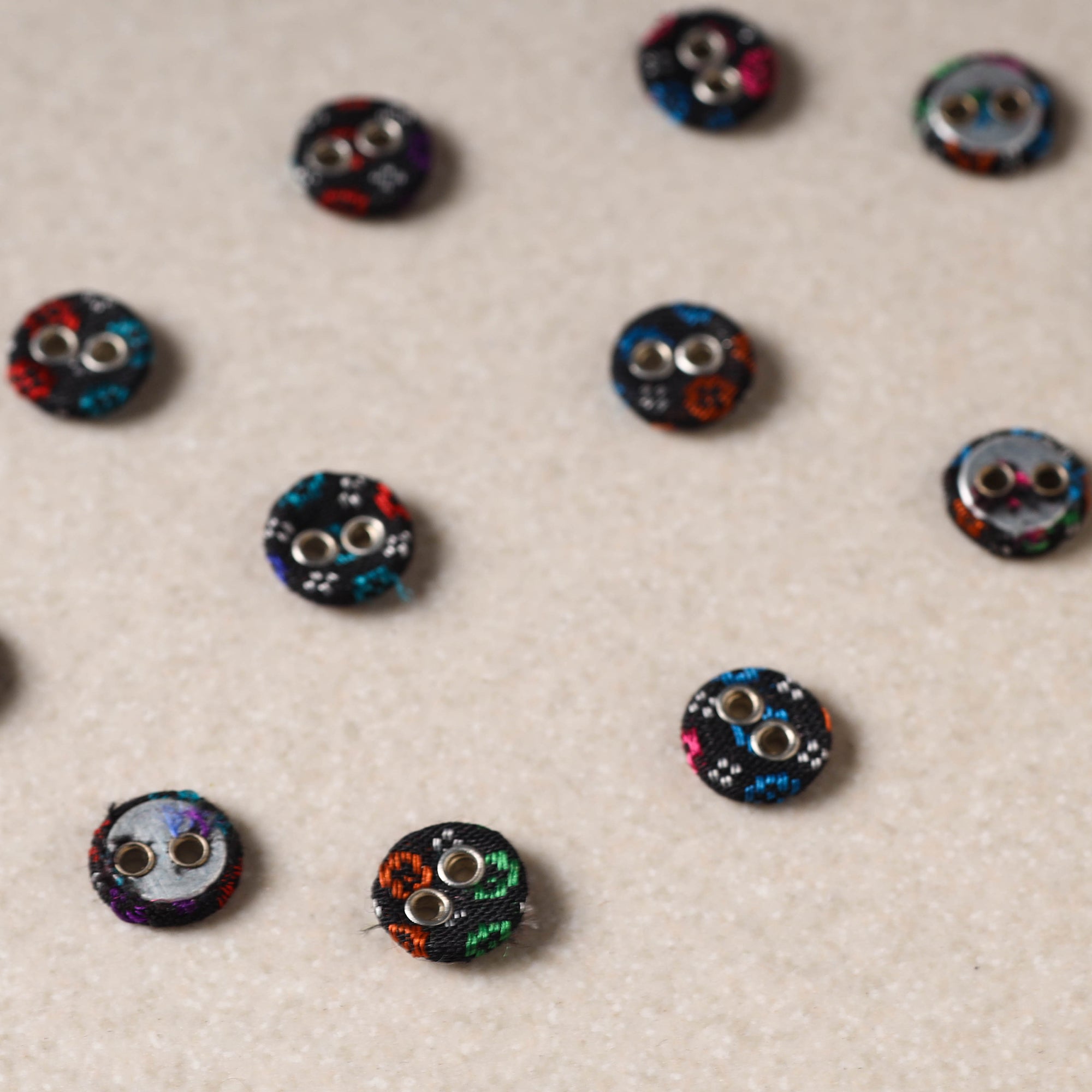 BUTTON BAAZ 1cm Buttonbaaz Handmade Button Small (Set of 12) 39 - view 2