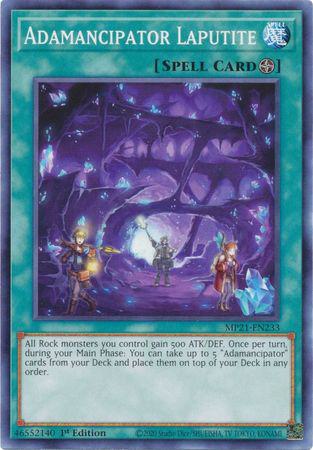 Yu-Gi-Oh! Adamancipator Laputite - MP21-EN233 - Common - 1st Edition