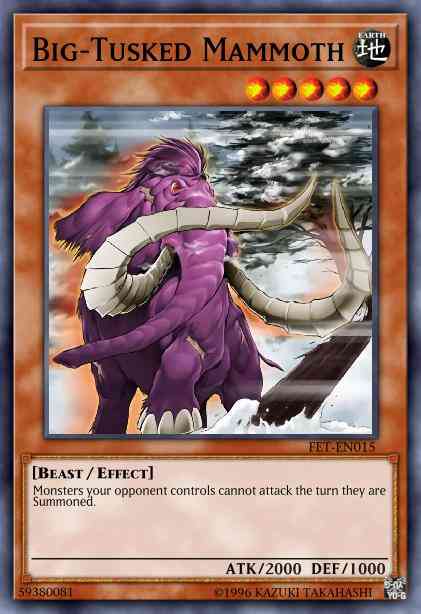 Yu-Gi-Oh! Big-Tusked Mammoth - FET-EN015 - Ultimate Rare - Unlimited