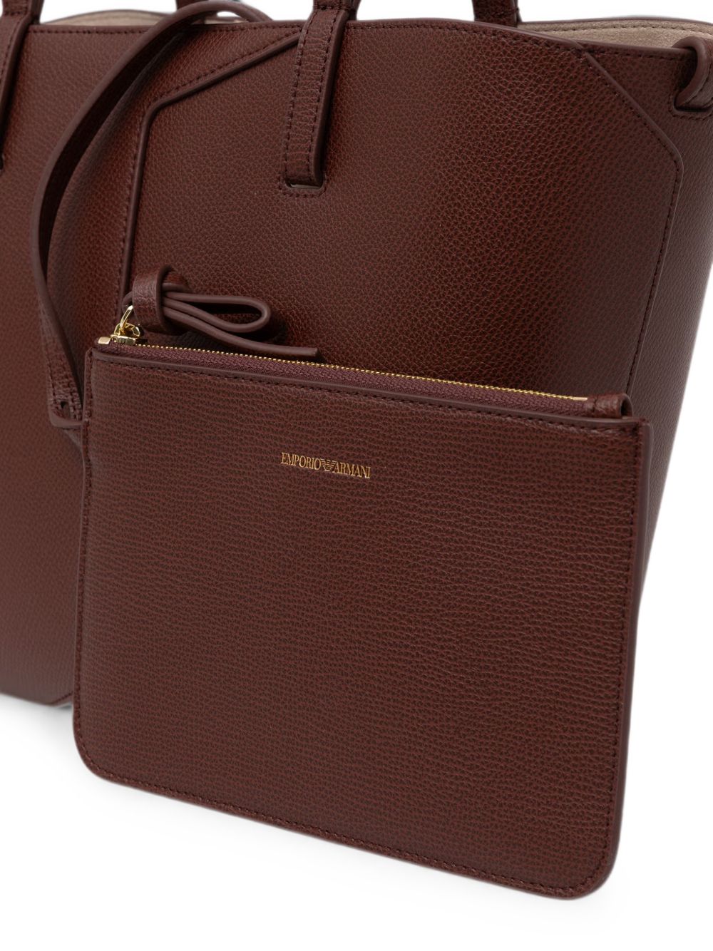 Emporio Armani Leather Tote Bag – 100% Bovine Leather - view 2