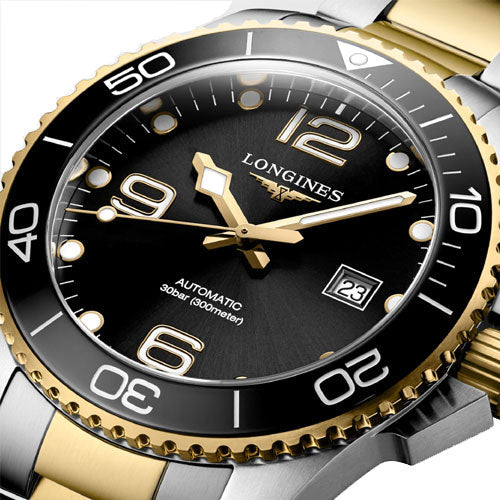 Longines Hydroconquest Sunray Black Dial Men 43mm - view 2