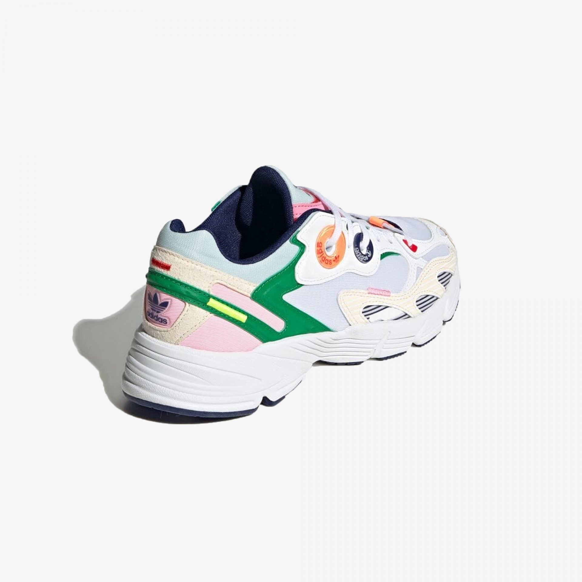 Adidas Originals | ASTIR { WHITE/GREEN/BLISS ORANGE - view 2