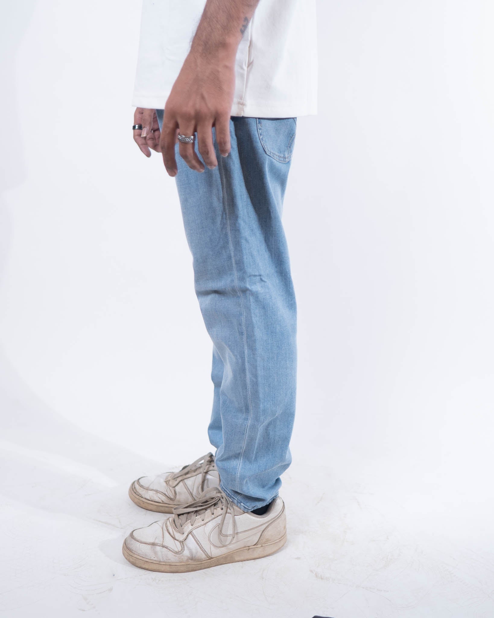 GAS Straight Fit Mid-rise Denim - light Blue - view 2