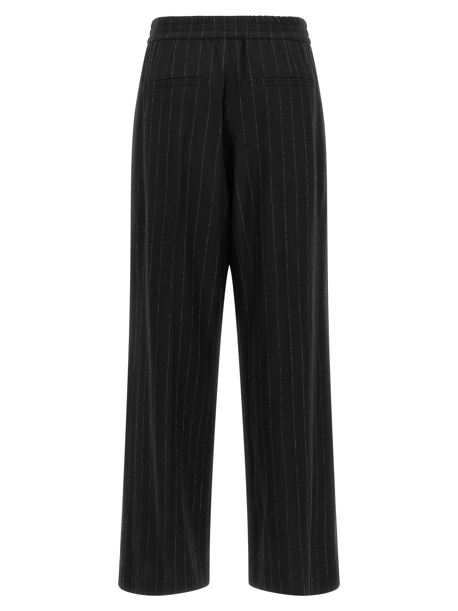 Brunello Cucinelli Micro Sequin Pinstripe Pants - view 2