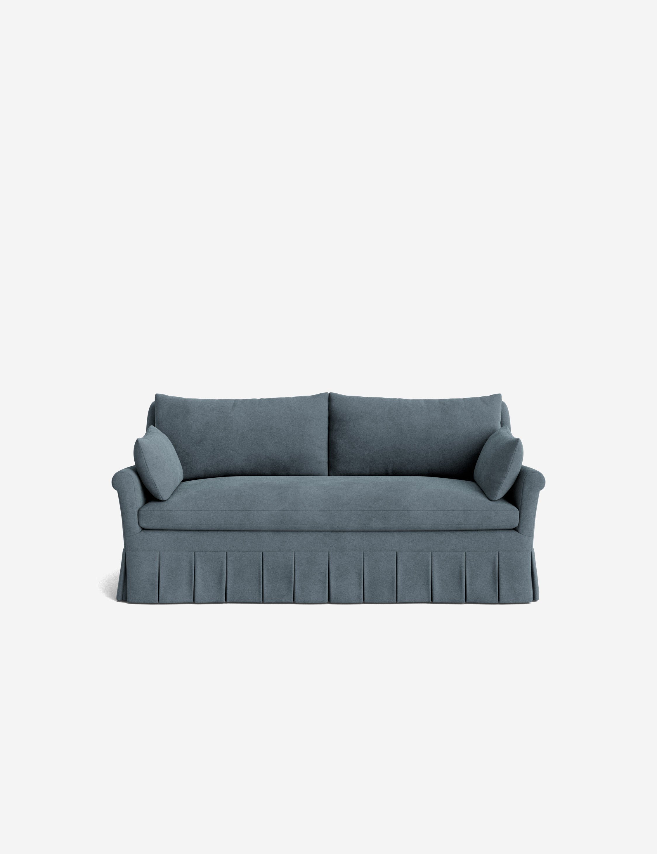 Lulu and Georgia Portola Rolled Arm Pleated Sofa - view 34
