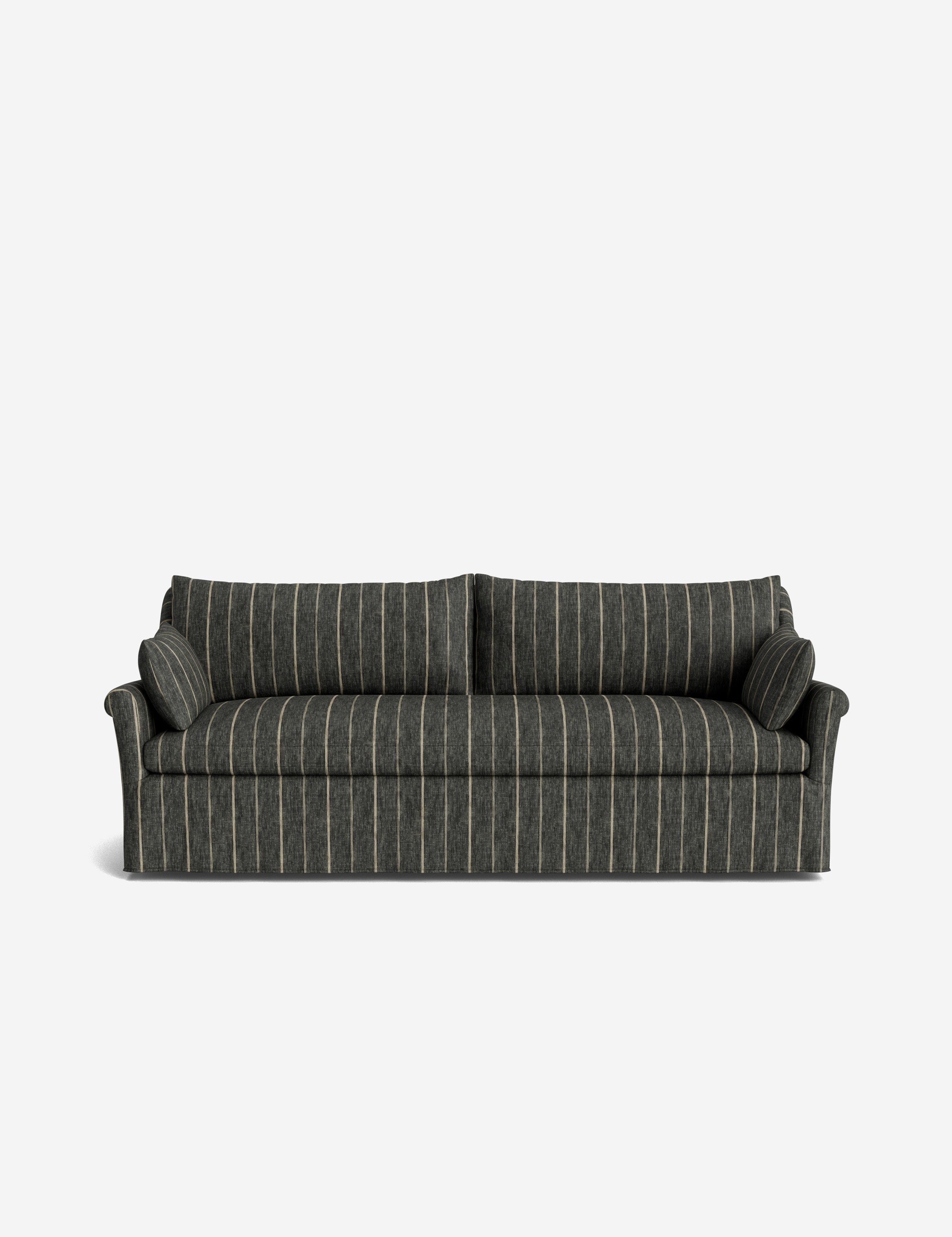 Lulu and Georgia Portola Rolled Arm Slipcover Sofa - view 95
