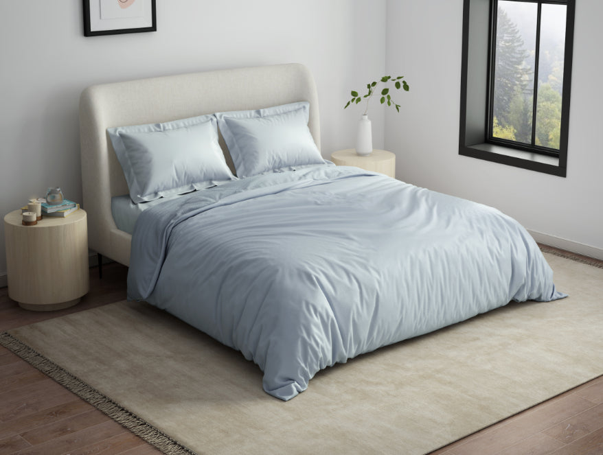 Spaces India Solid Sky Blue - Light Blue Fleece Blanket - Cushlon By Spaces - view 2