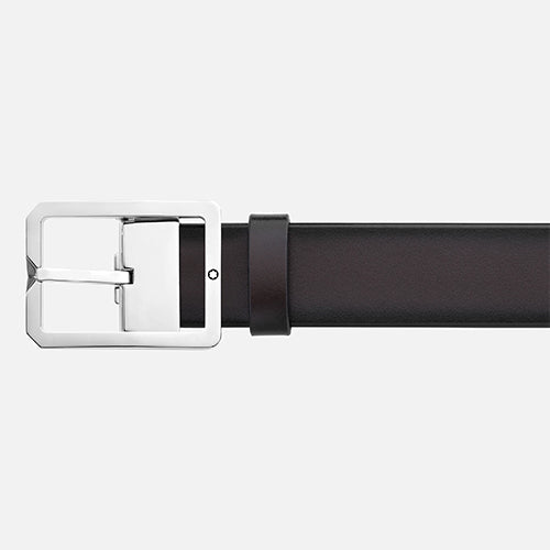 Montblanc Mont Blanc, Brown/Grey 35 mm reversible leather belt - view 2
