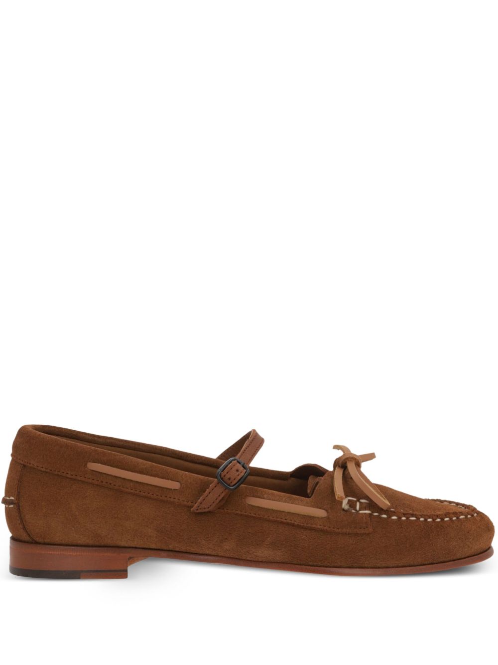 Hereu LOREA SUEDE Mary Jane Loafer – Suede 100%