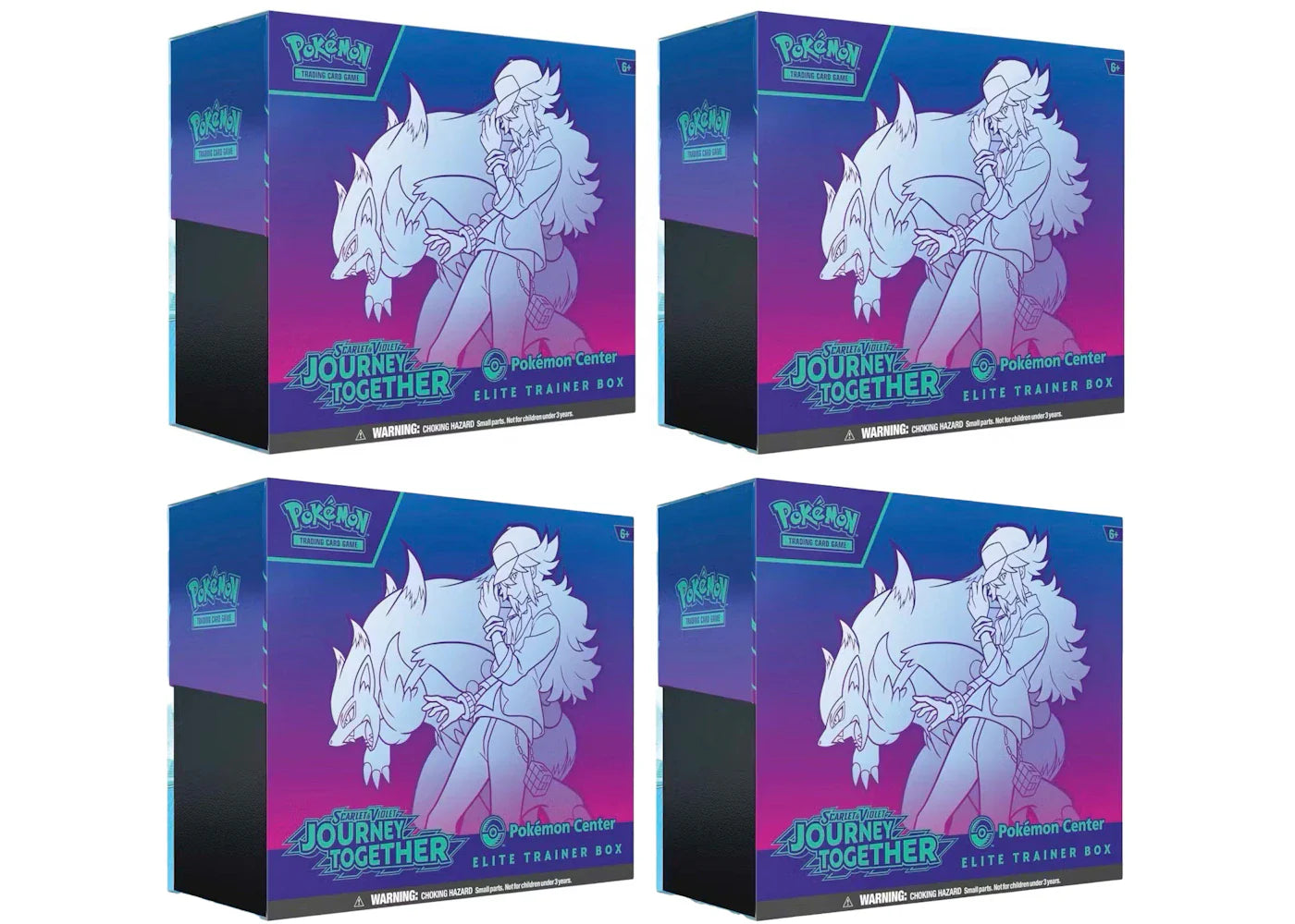 Scarlet violet journey – 2025 Pokémon Scarlet & Violet Journey Together Pokemon Center Elite Trainer Box 4x Lot