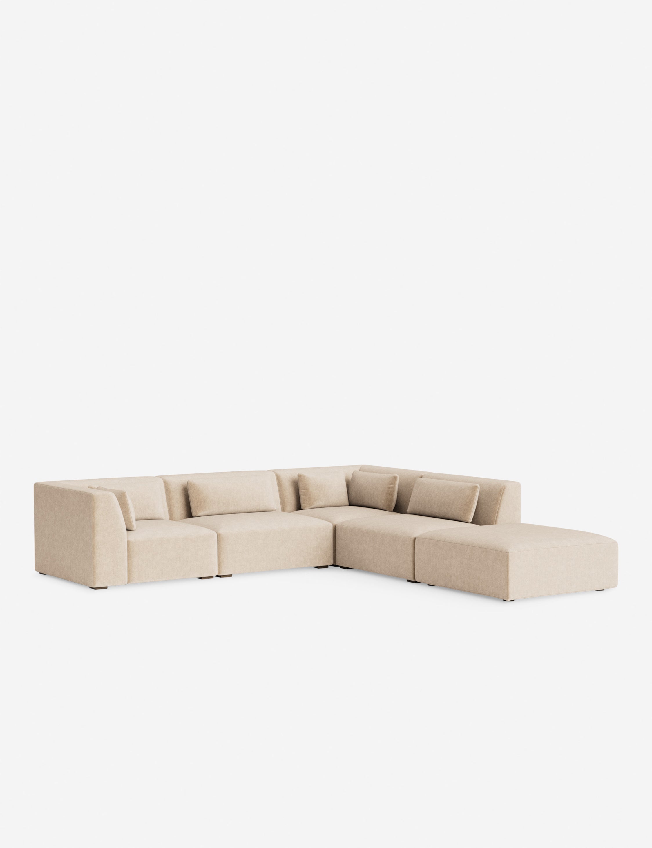 Lulu and Georgia Koh Modular Sectional Sofa With Ottoman - view 141