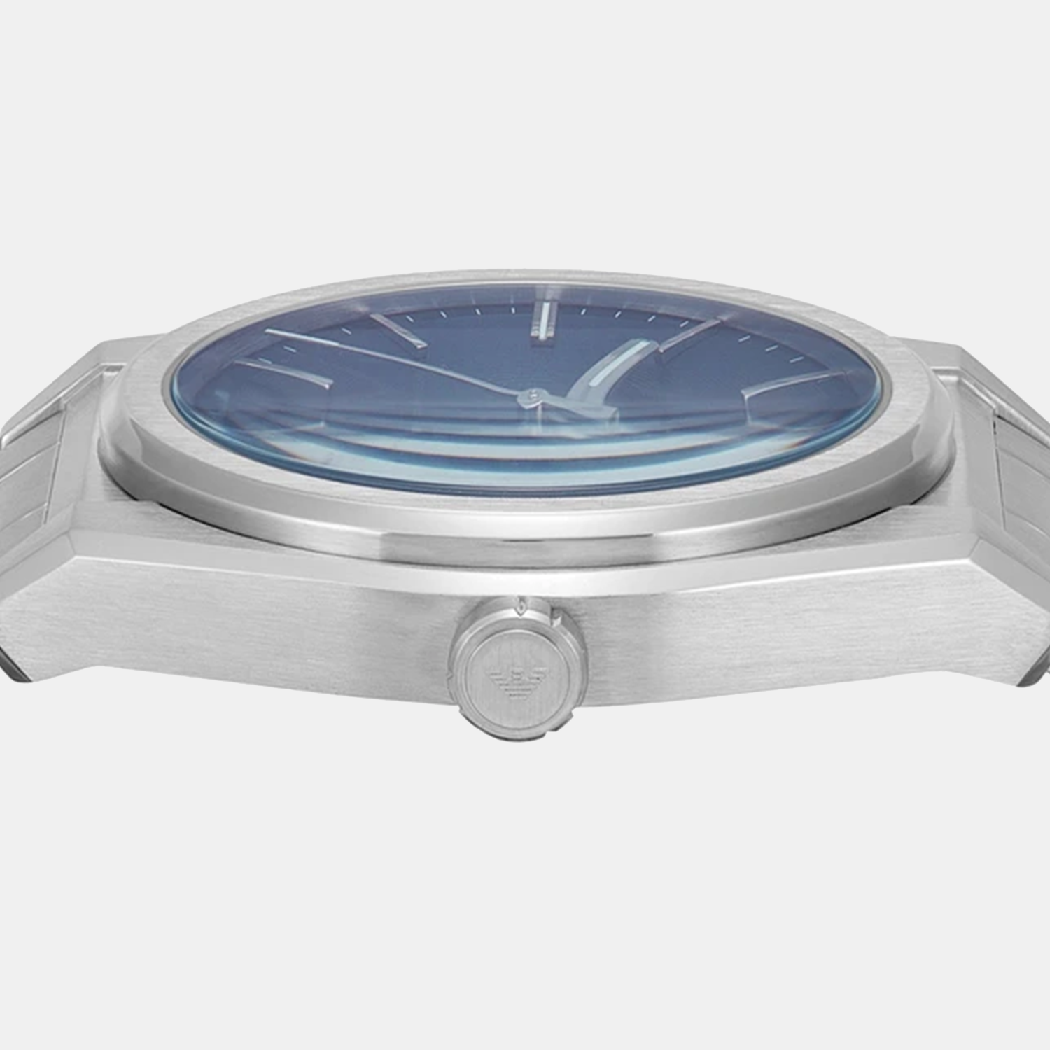 Emporio Armani Federico Men Quartz Blue Dial Analog Stainless Steel Watch AR11620 - view 2