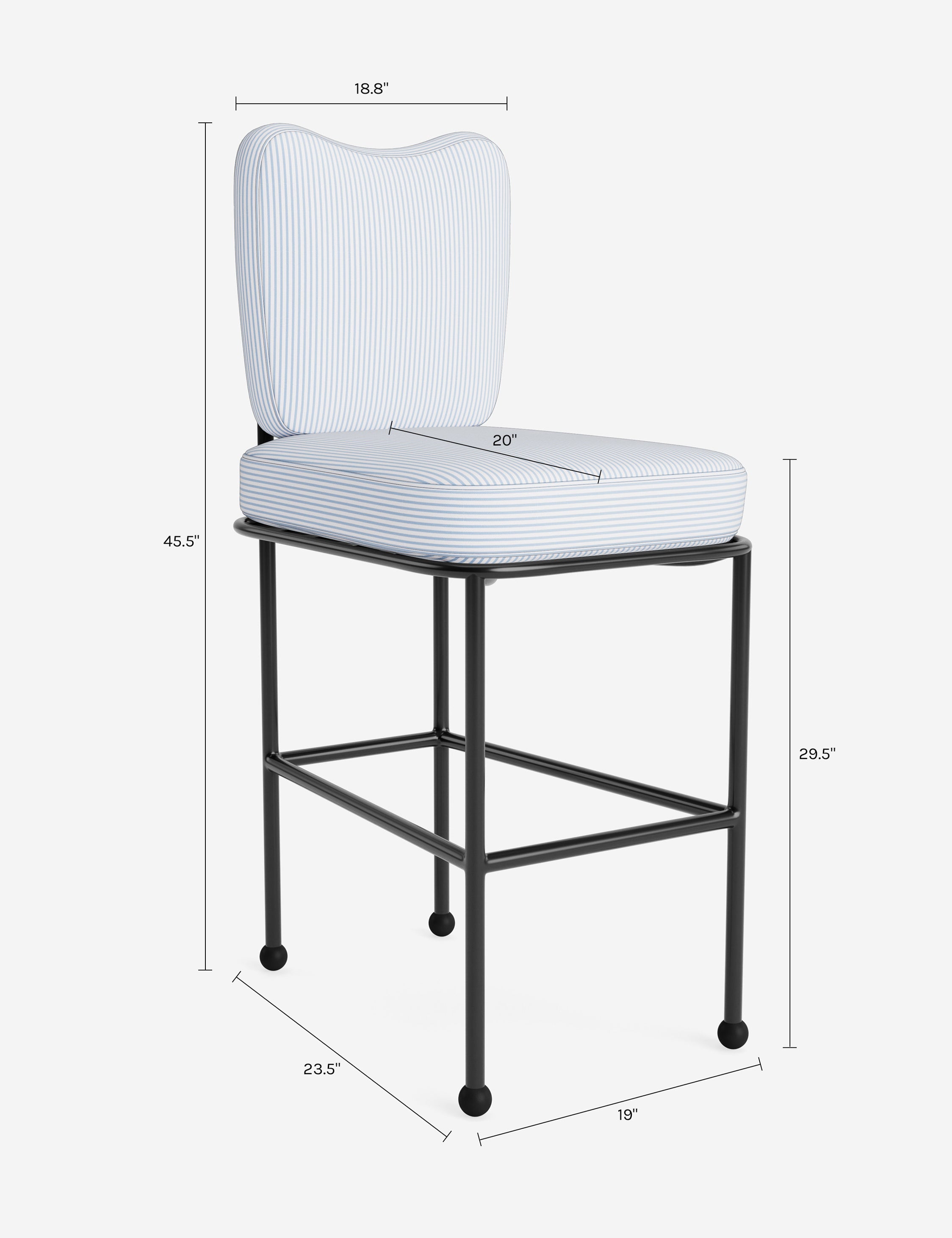 Lulu and Georgia Lanata Outdoor Barstool - view 81