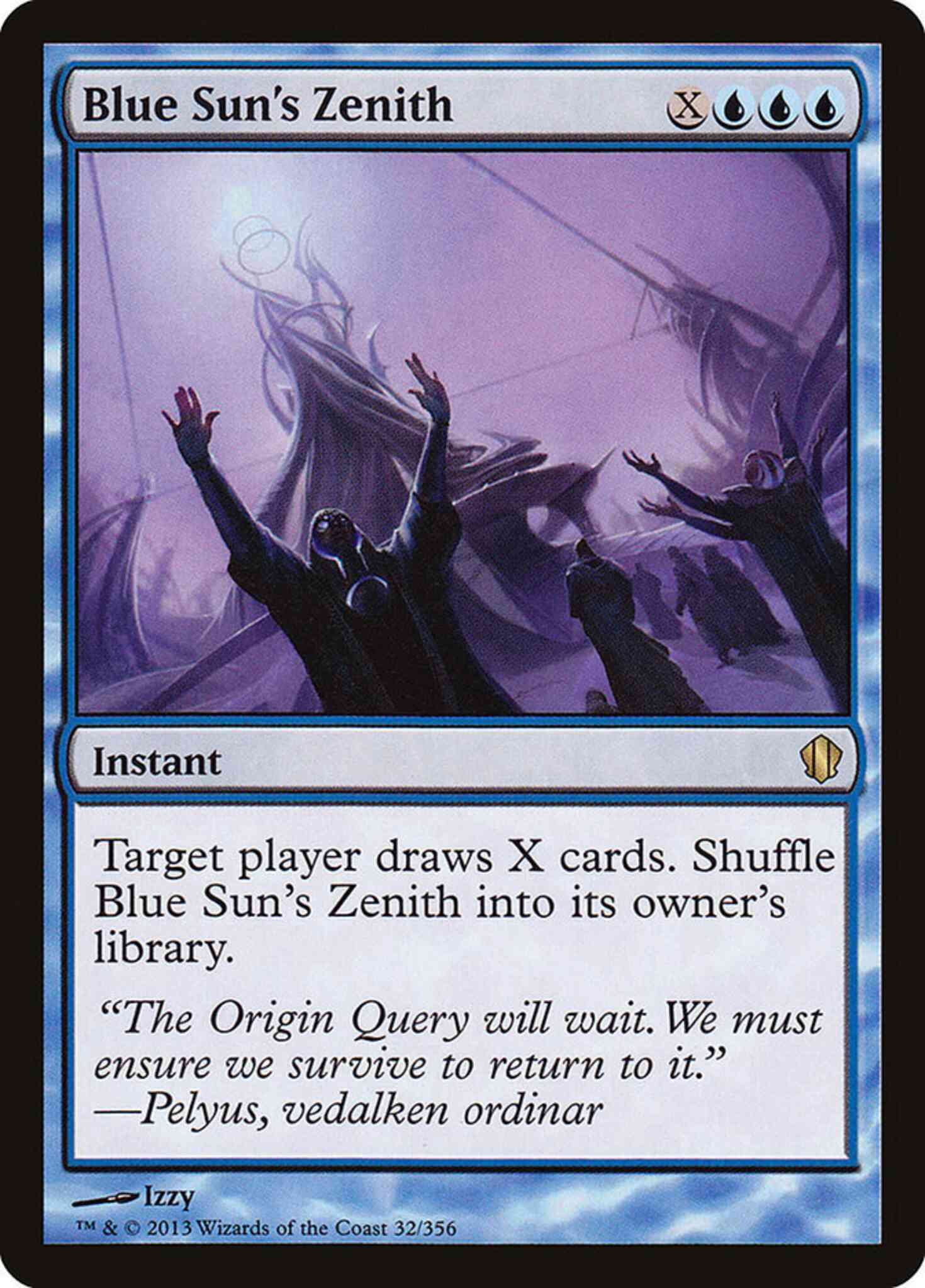Zenith 32 commander – Magic Blue Sun's Zenith [32] [Commander 2013] [Non-Foil]