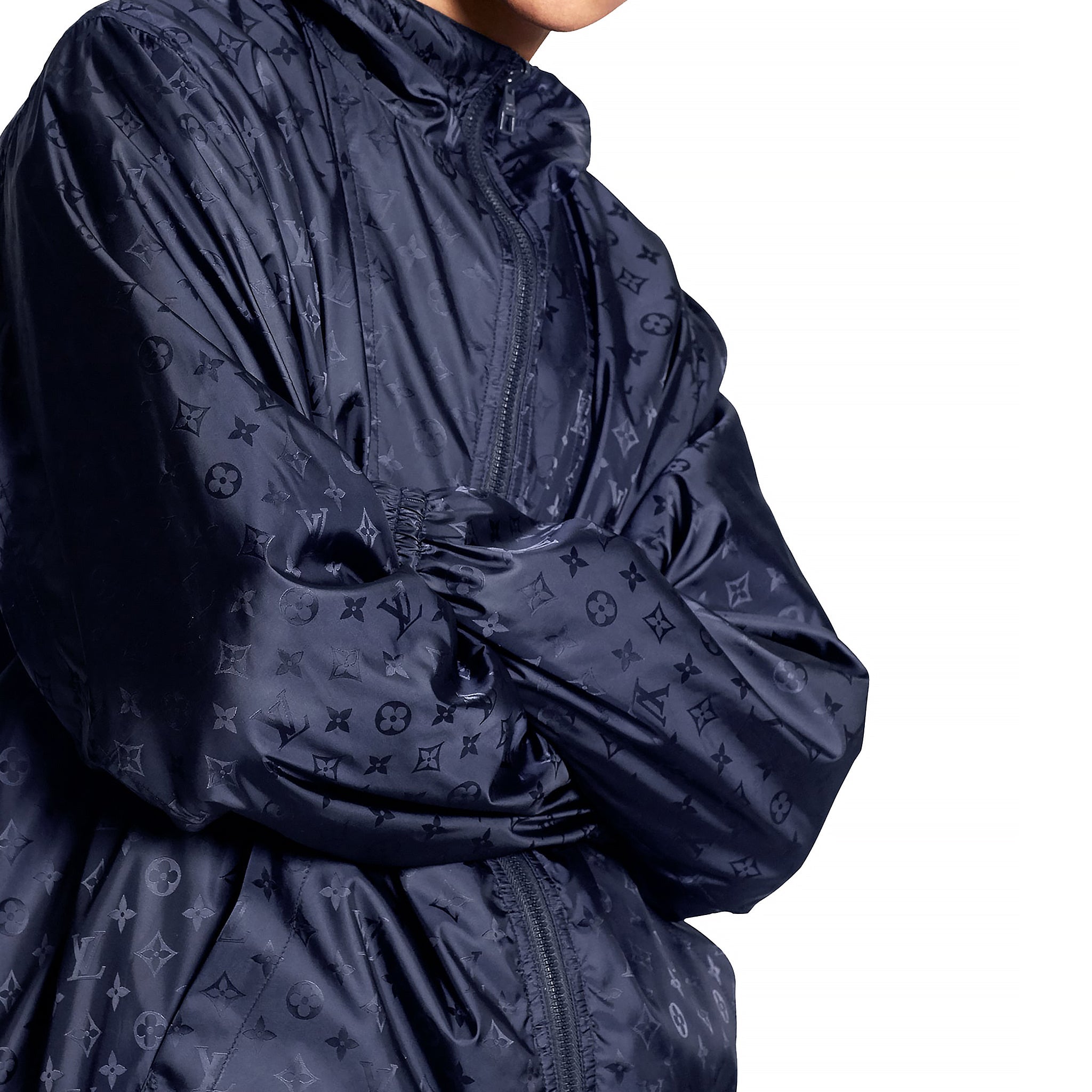 Louis Vuitton LV Monogram Reversible Navy Windbreaker - view 2