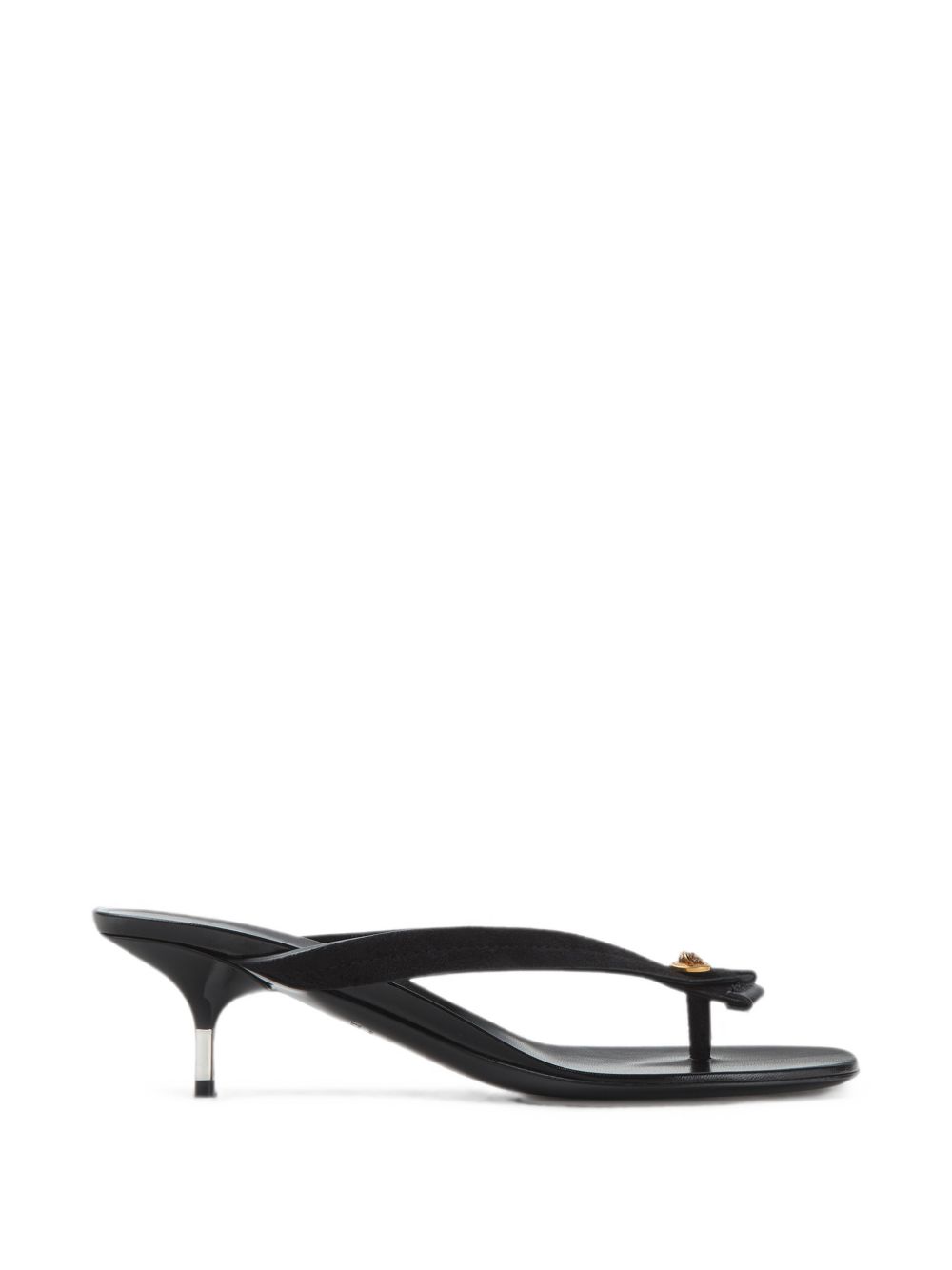 Versace Sandals BLACK – Calf Leather 100%