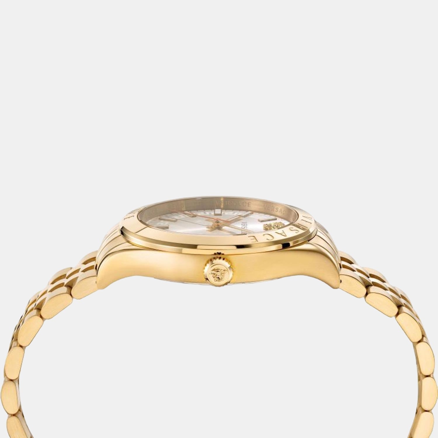 Versace Hellenyium Men Quartz White Dial Analog Stainless Steel Watch VEVK00720 - view 2