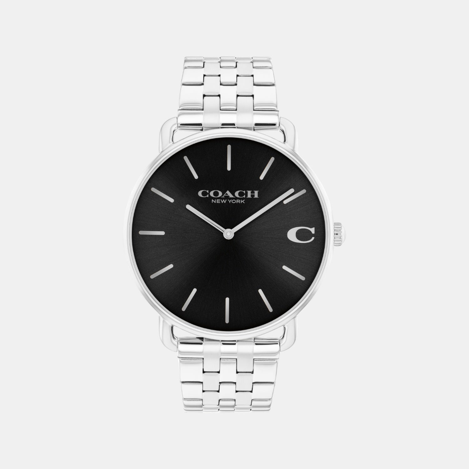 Coach Elliot Men Quartz Black Dial Analog Stainless Steel Watch 14602750