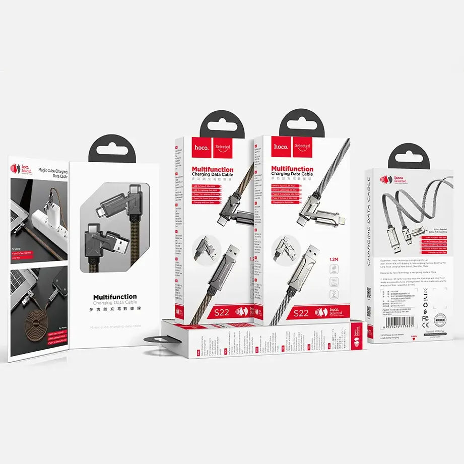 Million Cases Versatile 60W 4 in 1 Power Infused Charging Cable - view 9