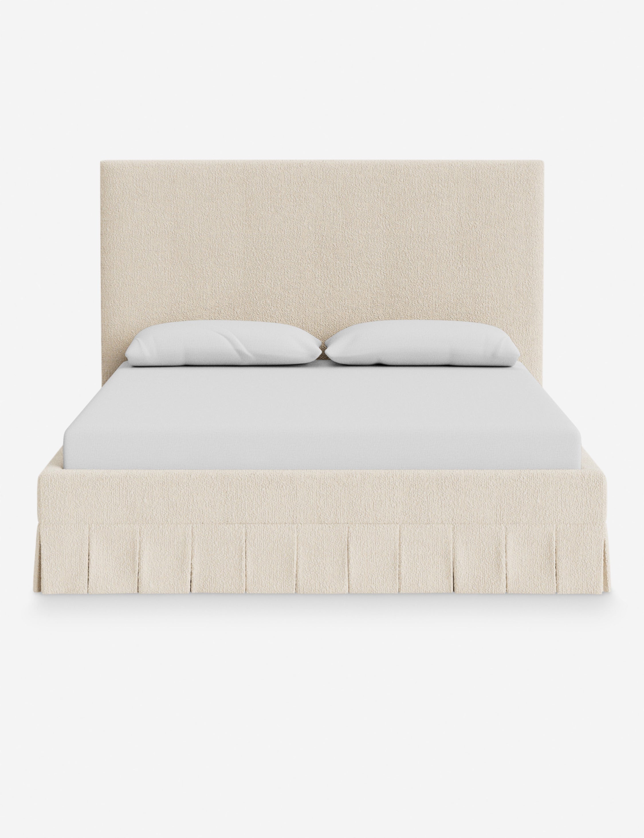 Lulu and Georgia Portola Pleated Platform Bed - view 180