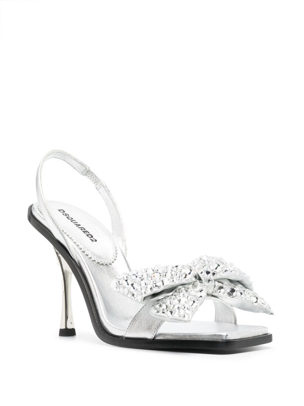Dsquared2 bow-detail sqaure-toe sandals - view 2